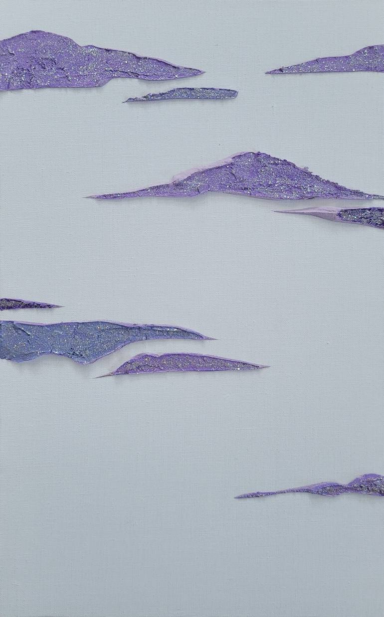 Original Seascape Painting by E-eun Seo | Abstract Art on Canvas | set your heart on the island