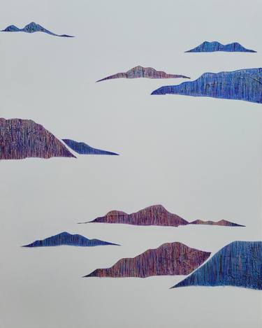 Original Abstract Seascape Paintings by E-Eun Seo