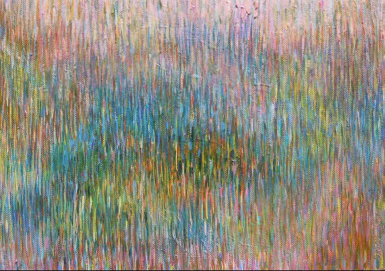 Original Seascape Painting by E-eun Seo | Abstract Art on Canvas | set your heart on the island