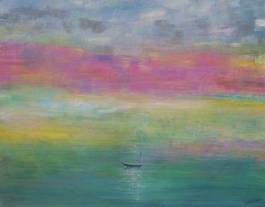 Original Abstract Seascape Paintings by E-Eun Seo