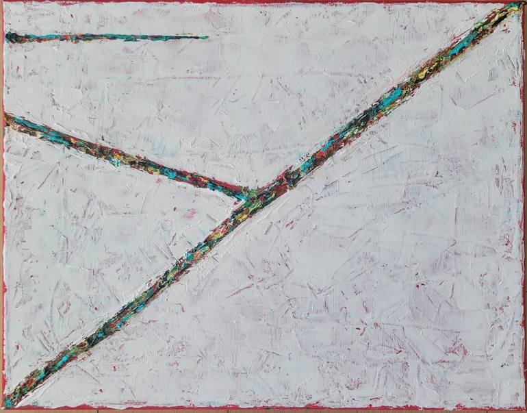Original Seascape Painting by E-eun Seo | Abstract Art on Canvas | set your heart on the island