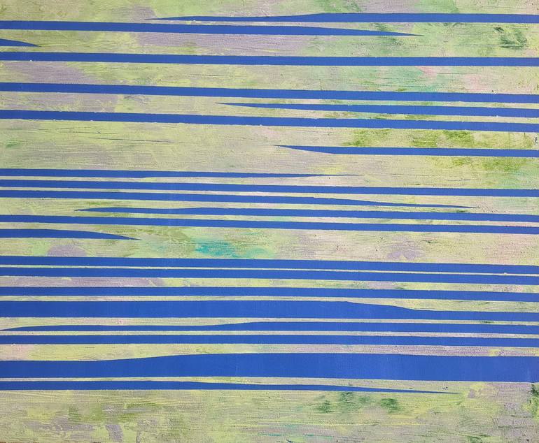 Original Seascape Painting by E-eun Seo | Abstract Art on Canvas | set your heart on the island