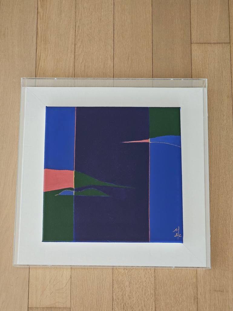 Original Abstract Seascape Painting by E-Eun Seo