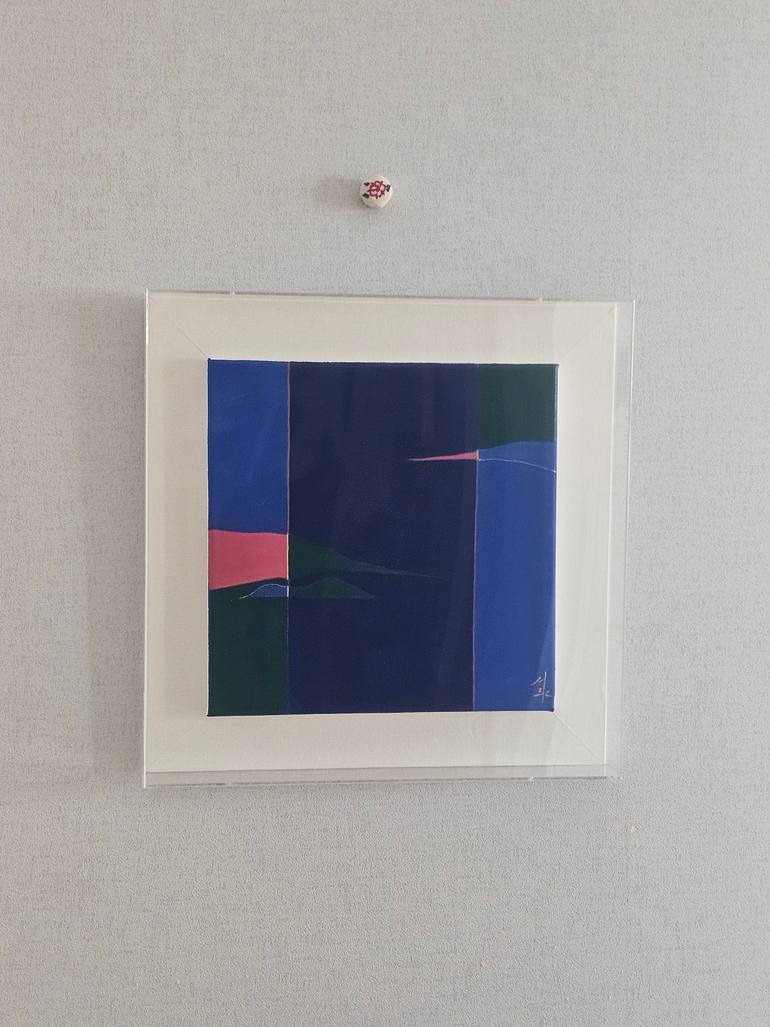 Original Abstract Seascape Painting by E-Eun Seo