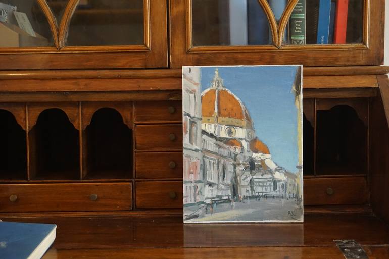 Original Contemporary Architecture Painting by Alex Long