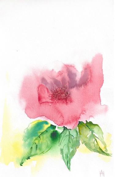 watercolor abstract flowers thumb