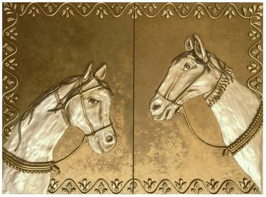 Print of Fine Art Horse Mixed Media by Mallika Sahni