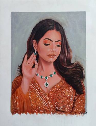 Original Portrait Paintings by Kamal kumar