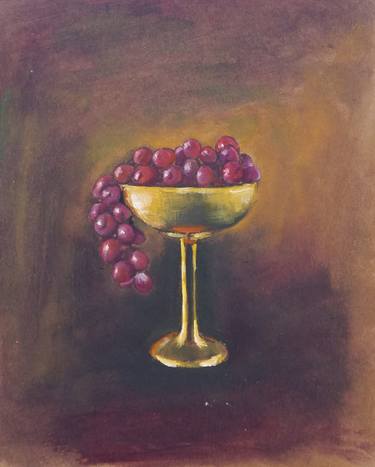 Original Portraiture Food & Drink Paintings by Kamal kumar