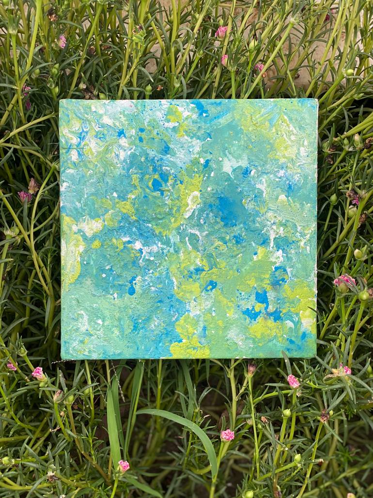 Original Abstract Nature Painting by Anusha Manazar