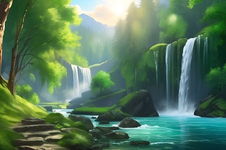 Print of Realism Nature Paintings by Reggy Renaldi