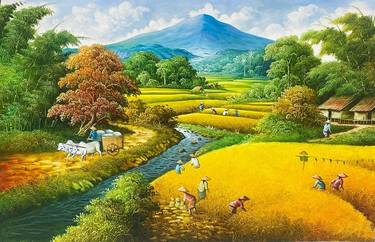 Original Realism Landscape Paintings by Reggy Renaldi