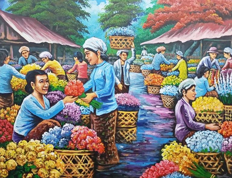 Print of Realism Rural Life Paintings by Reggy Renaldi
