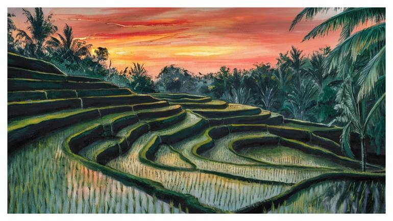 Original Realism Nature Painting by Reggy Renaldi