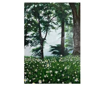 Original Impressionism Landscape Paintings by Ayesha Qureshi