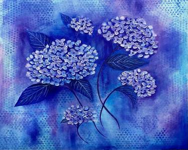 Violet and Blue Floral Design thumb