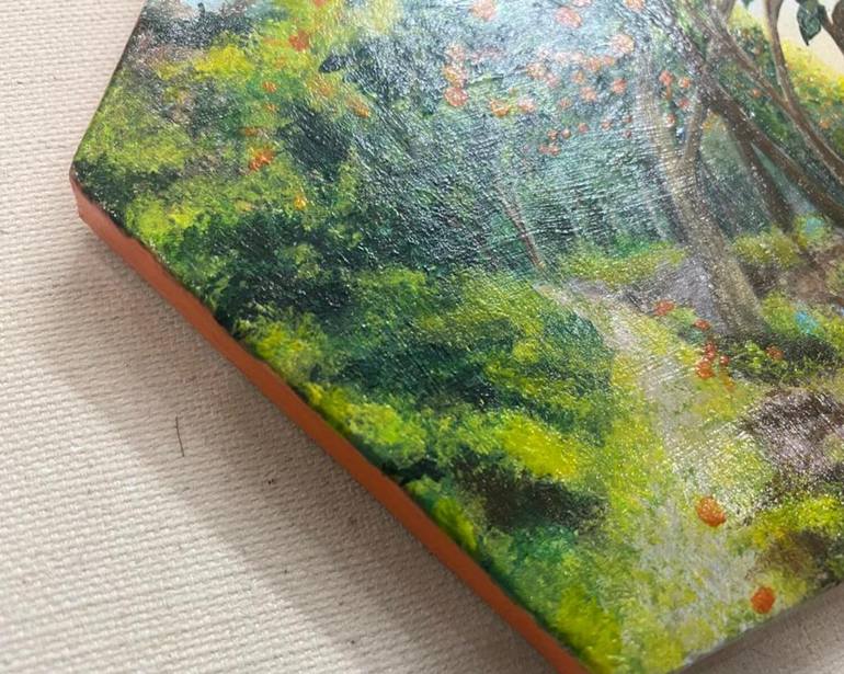 Original Impressionism Landscape Painting by Ayesha Qureshi