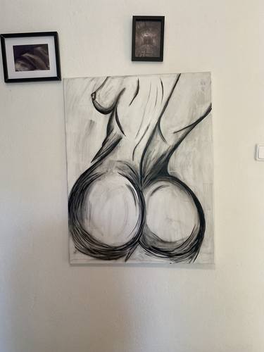 Print of Abstract Body Drawings by Mariem Gares
