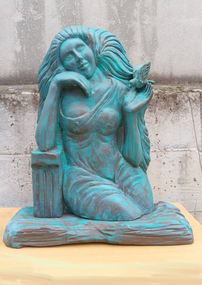 Print of Art Deco Women Sculpture by Vladyslav Kolomoiets
