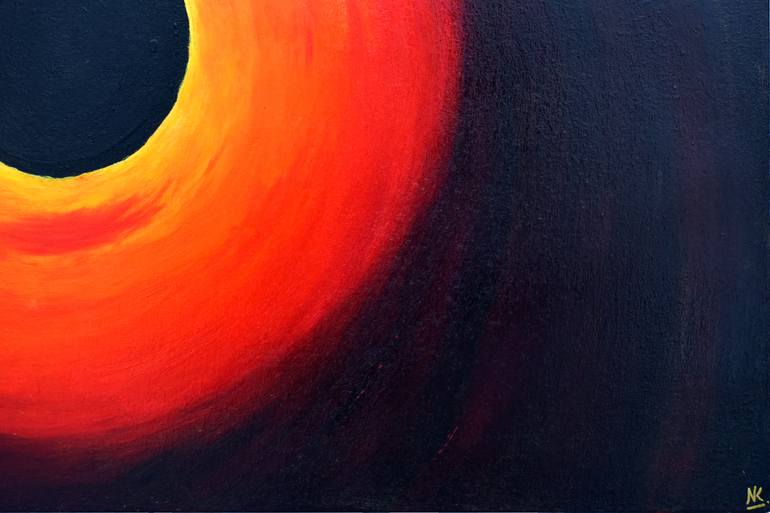Original Abstract Expressionism Abstract Painting by Nirupma Kapoor