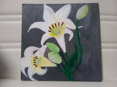 Original Art Deco Botanic Paintings by Reghina Iseli