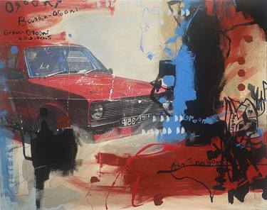 Original Abstract Car Paintings by Vanessa Johnson