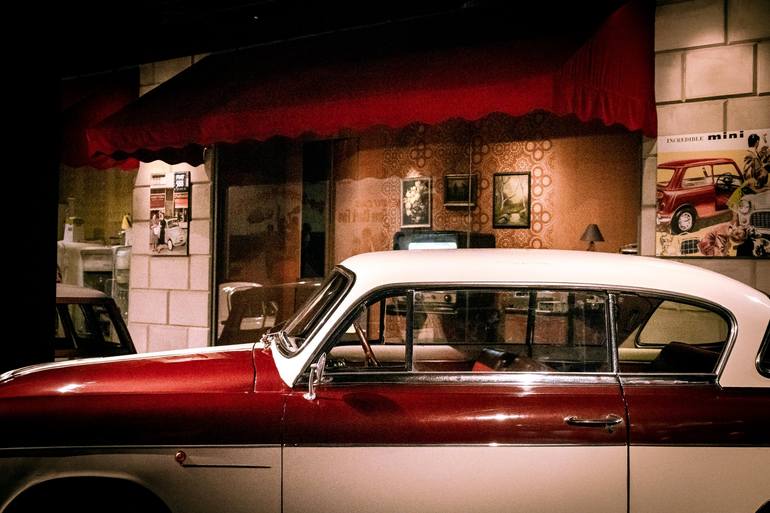 Original Car Photography by Diego Cerezer | Abstract Expressionism Art on Paper | The Magic of the Old Car