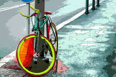 Print of Bike Digital by Diego Cerezer