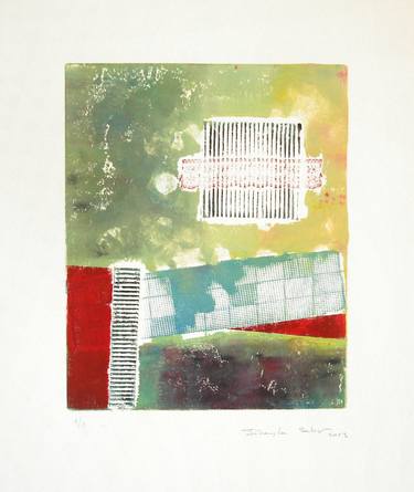 Print of Abstract Expressionism Abstract Printmaking by suheyla sabir