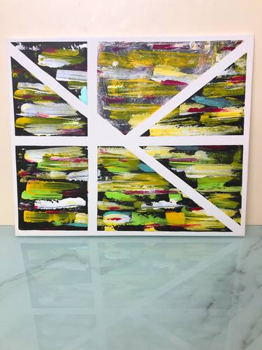 Print of Art Deco Abstract Paintings by Jeptoo Biwott