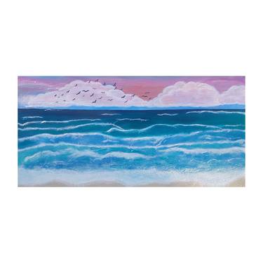 Print of Impressionism Beach Paintings by Tanya Silva
