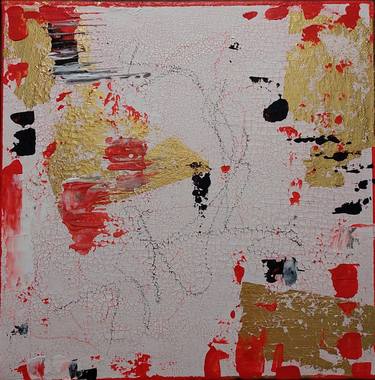 Original Abstract Expressionism Abstract Mixed Media by Tanya Silva