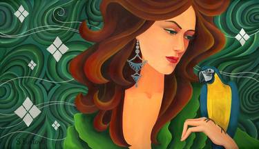 Original Figurative Women Paintings by Sivan Buntova