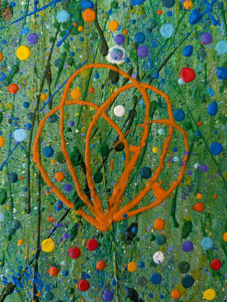 Wildflower Hip hoppin Painting by Navy Sloth | Saatchi Art