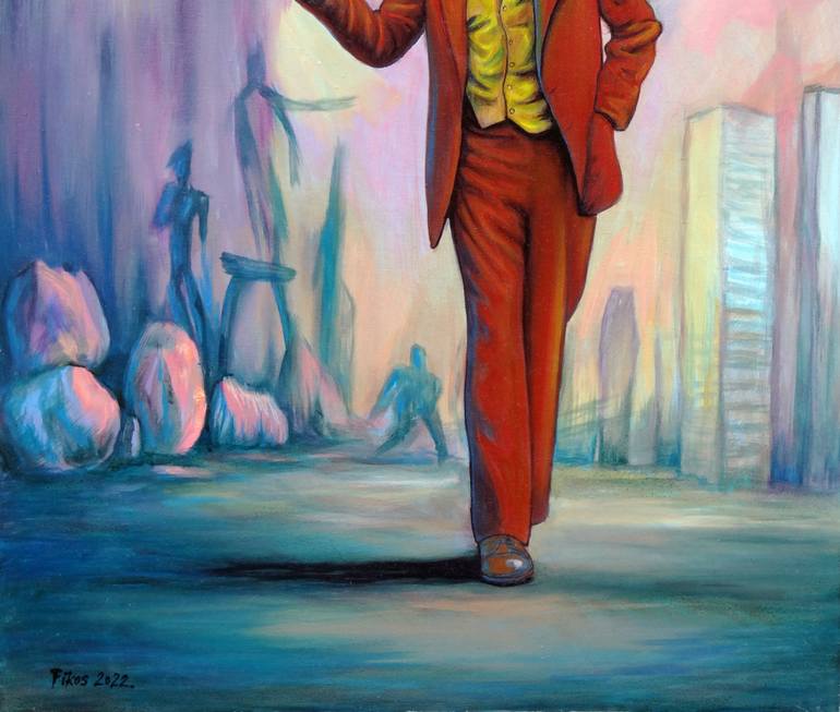 Original Contemporary People Painting by Filip Kosteski