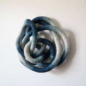 Blue scribble
