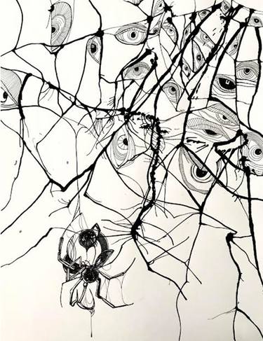 Print of Abstract Expressionism Nature Drawings by Lynda Koshy