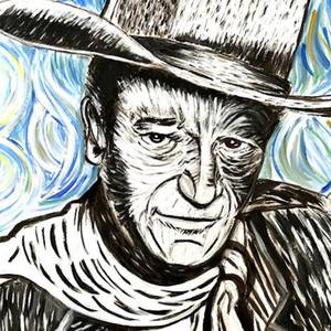 John Wayne-Portrait