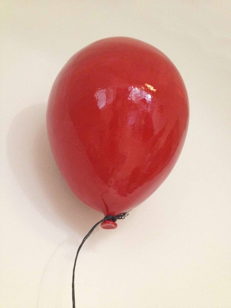 Red Ceramic Balloon - Print