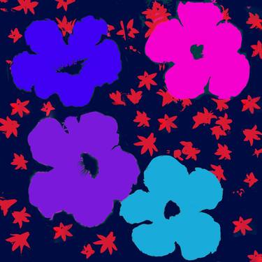 Original Pop Art Floral Photography by Karin Elmers