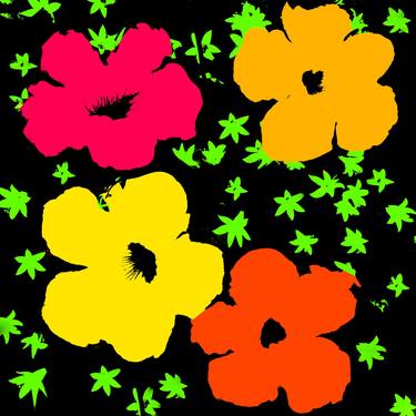 Original Pop Art Floral Photography by Karin Elmers