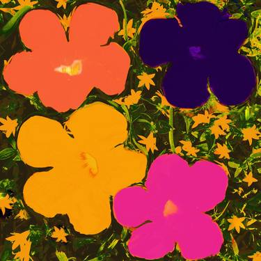 Original Pop Art Floral Photography by Karin Elmers