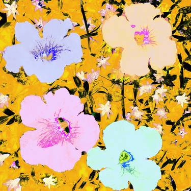 Original Pop Art Floral Photography by Karin Elmers