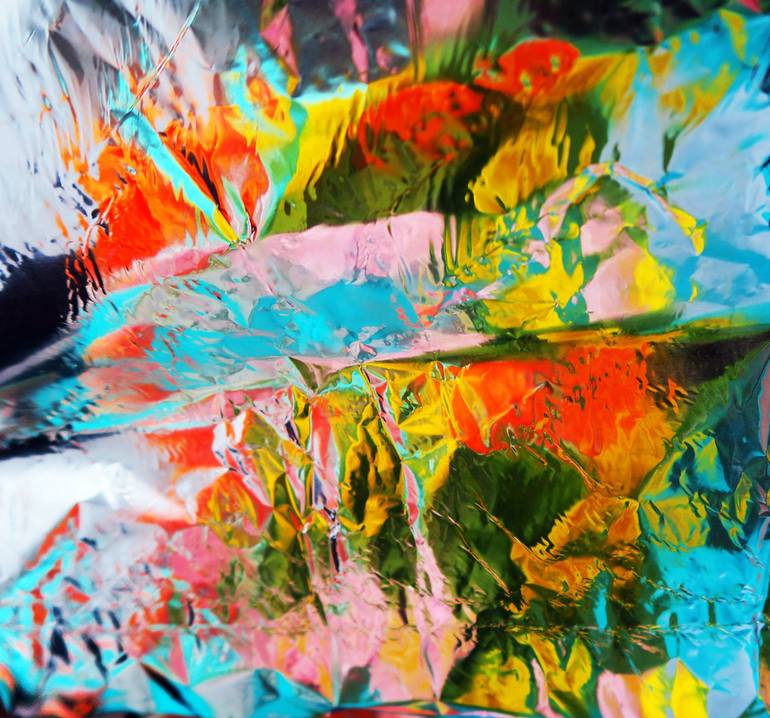 Original Abstract Photography by Karin Elmers | Pop Art Art on Acrylic | Ecstasy