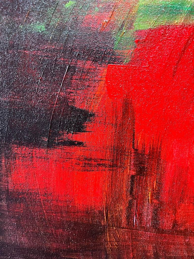 Original Abstract Expressionism Abstract Painting by Farah Kedwany