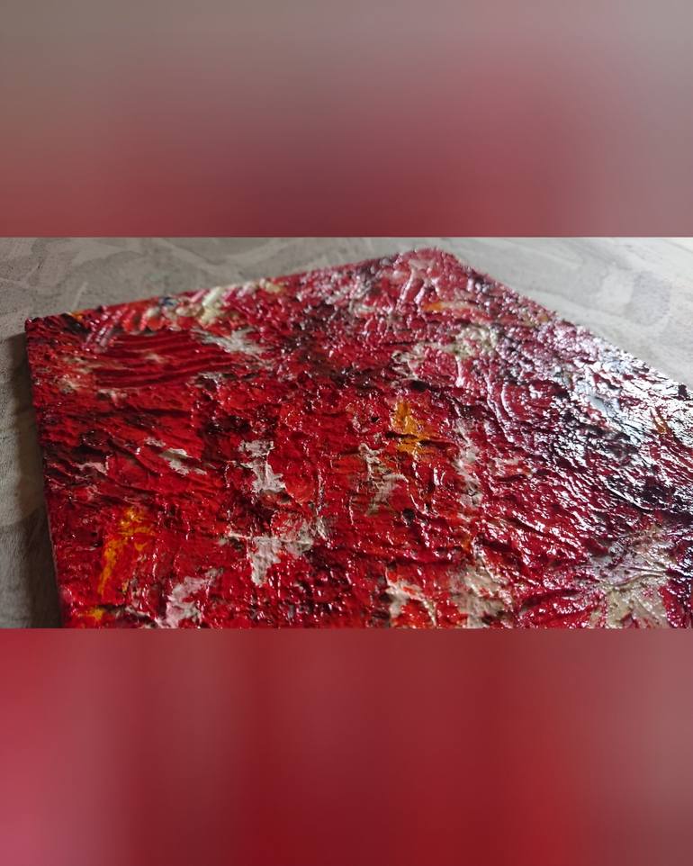 Original Abstract Expressionism Abstract Painting by Anas Irfan