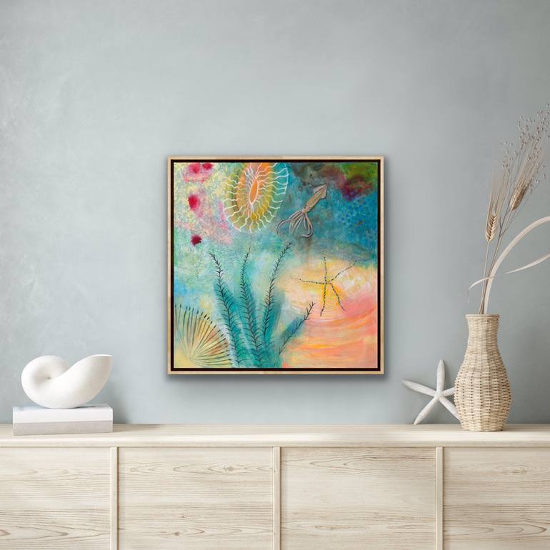 Original Contemporary Abstract Painting by Debbie Dicker