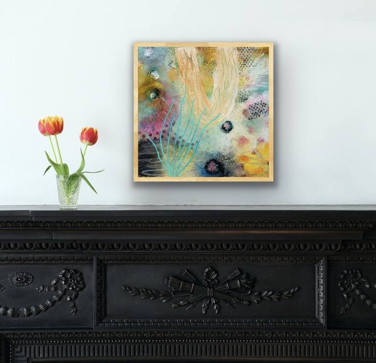 Original Fine Art Abstract Painting by Debbie Dicker
