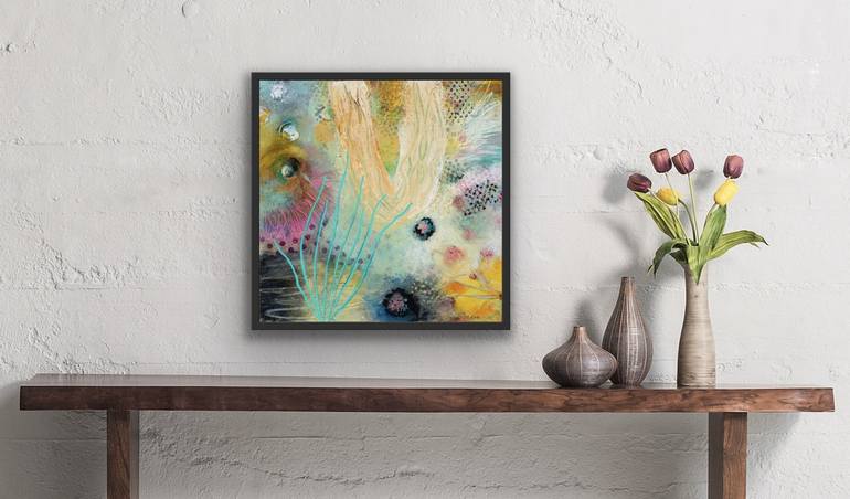 Original Fine Art Abstract Painting by Debbie Dicker
