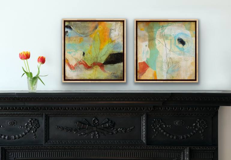 Original Abstract Expressionism Abstract Painting by Debbie Dicker